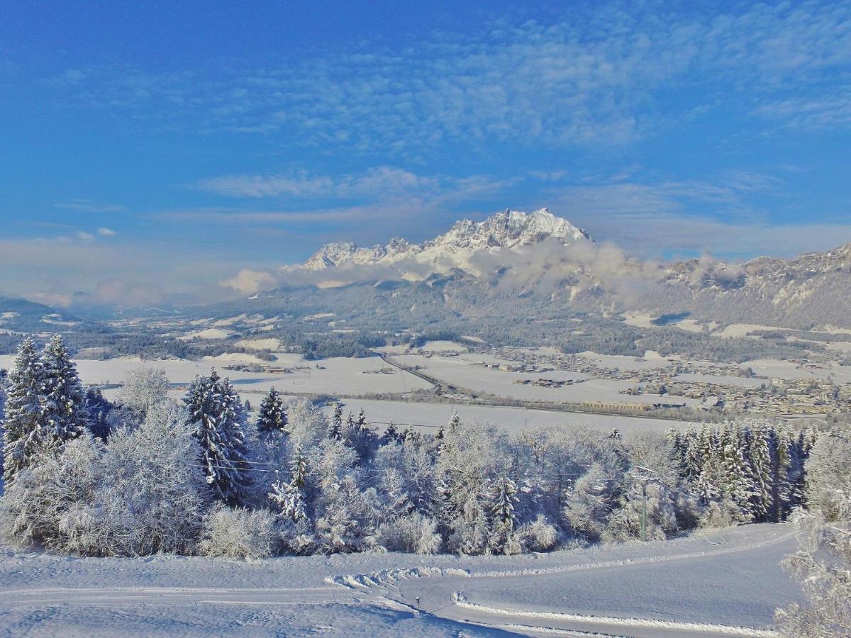 Flat Directly On The Ski Slope With Valley View Sankt Johann in Tirol Eksteriør bilde