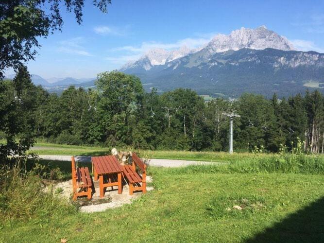 Flat Directly On The Ski Slope With Valley View Sankt Johann in Tirol Eksteriør bilde